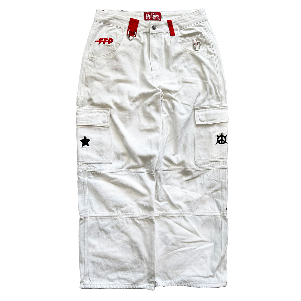 White Cargo Pants