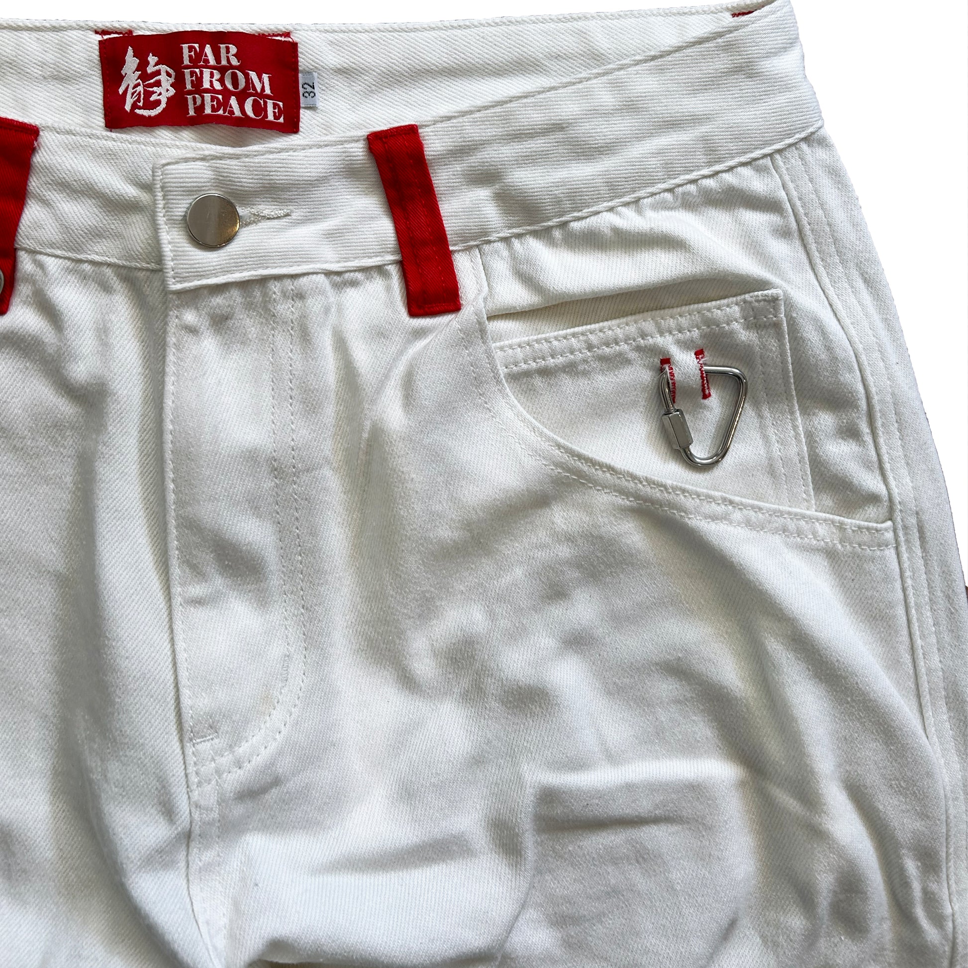 White Cargo Pants