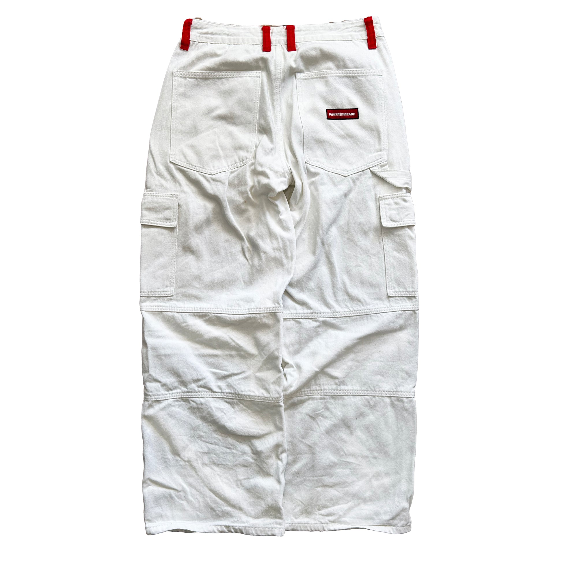 White Cargo Pants