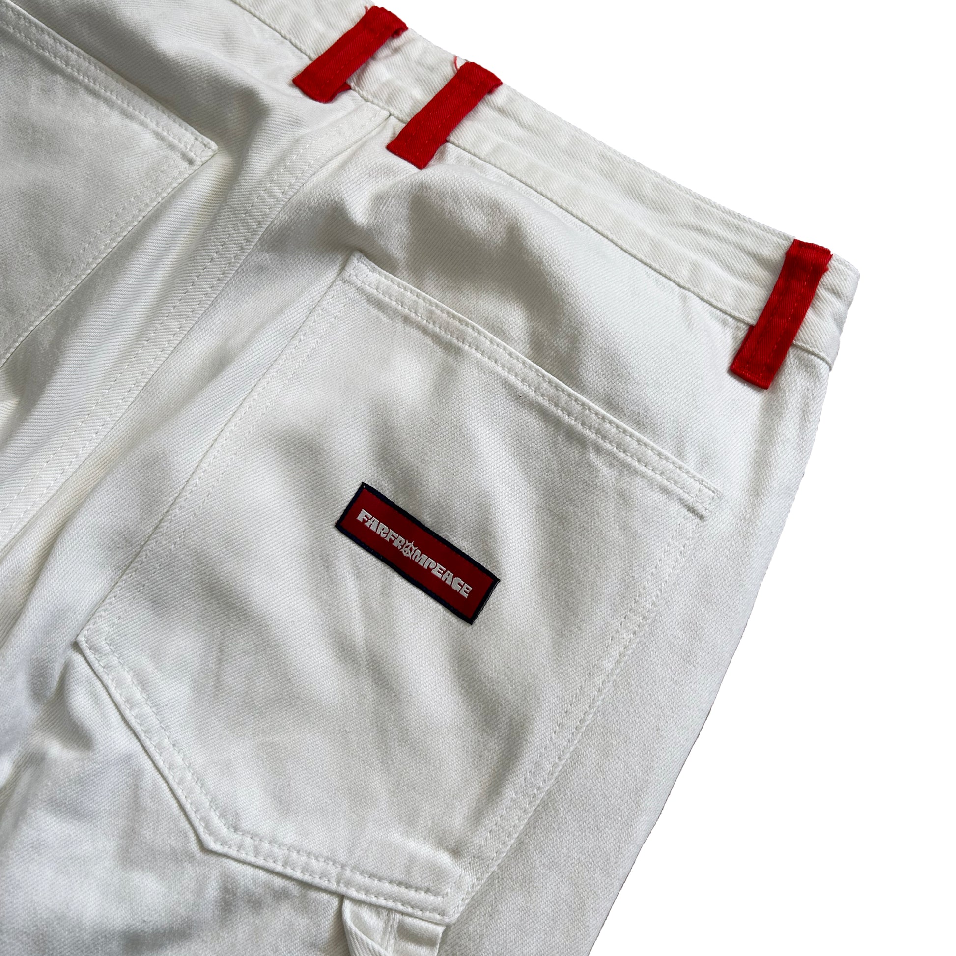 White Cargo Pants