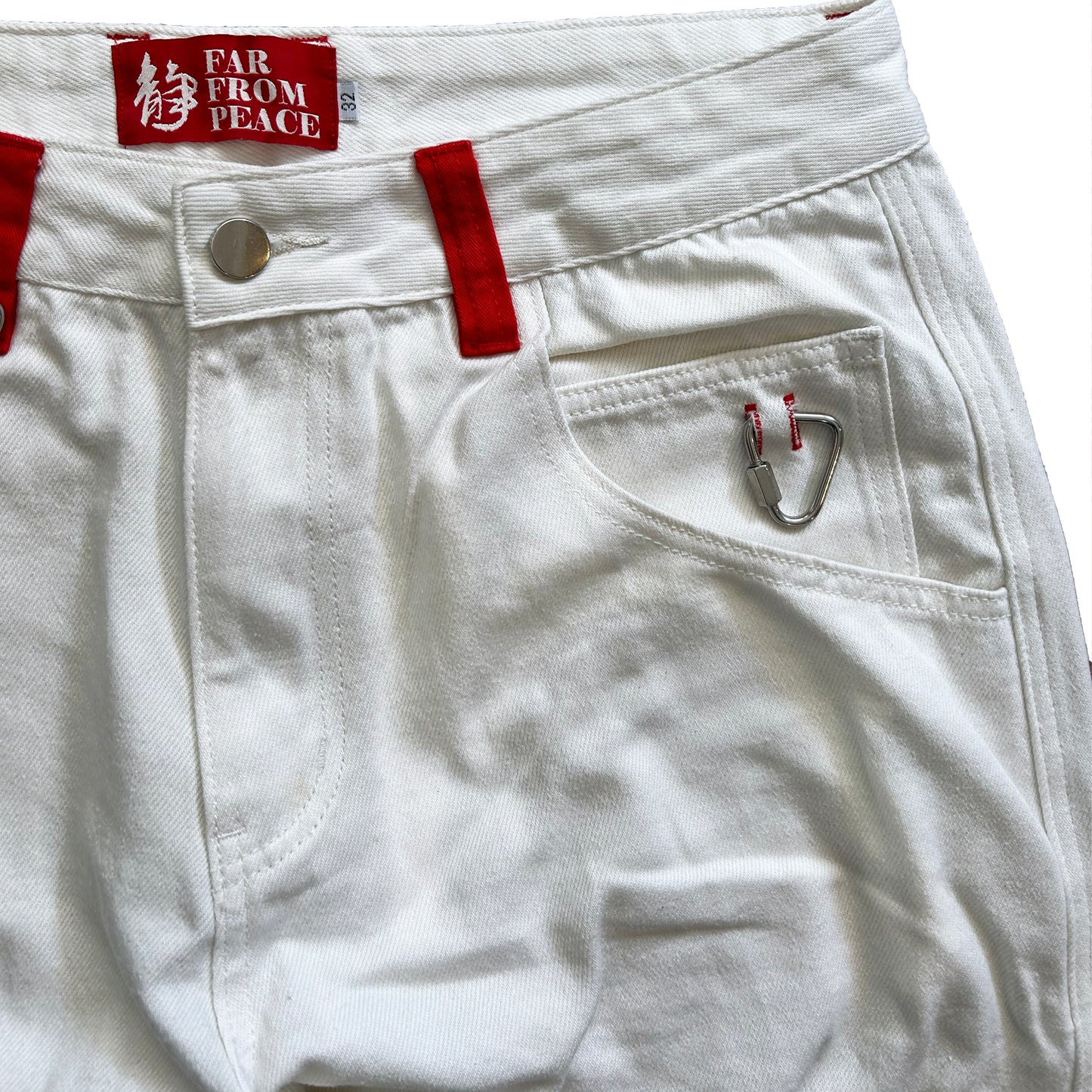 White Cargo Pants