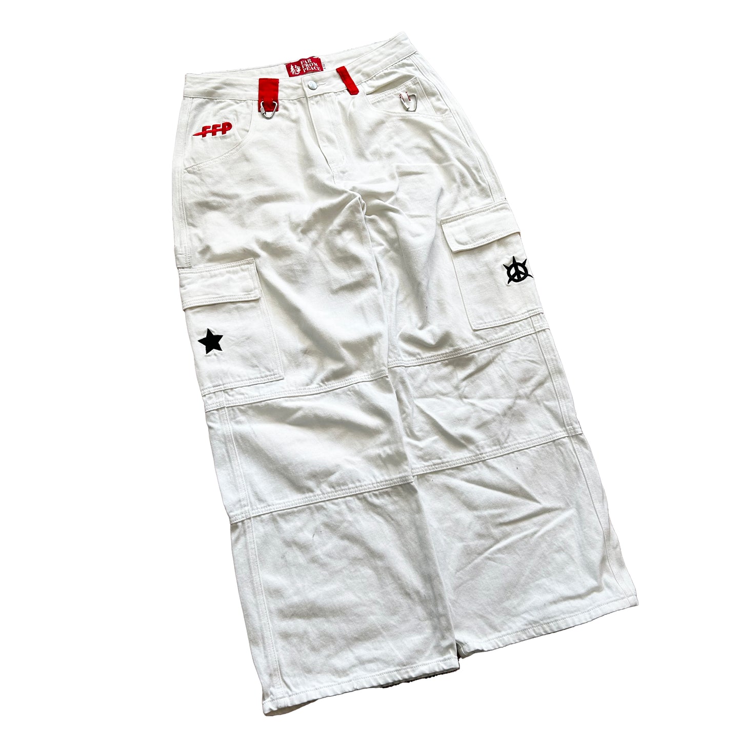 White Cargo Pants