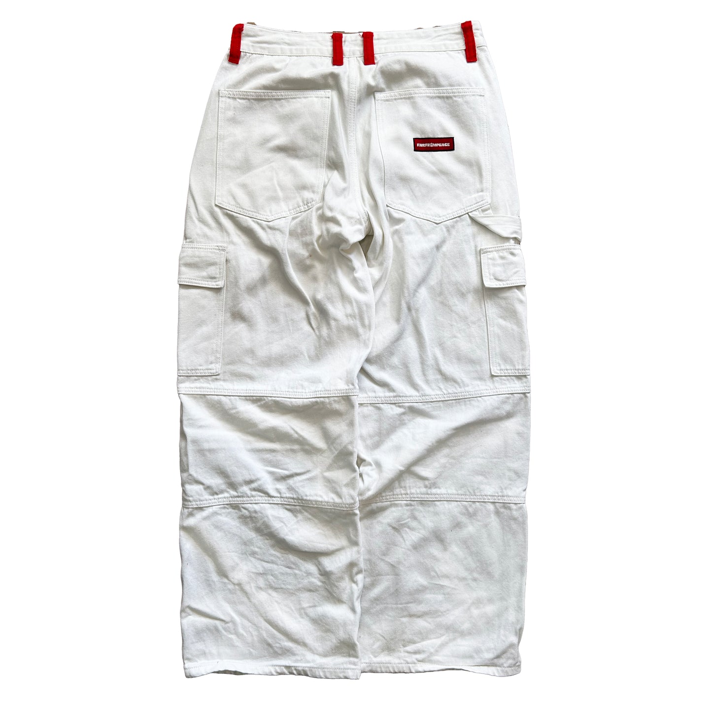White Cargo Pants