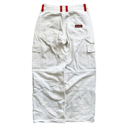 White Cargo Pants