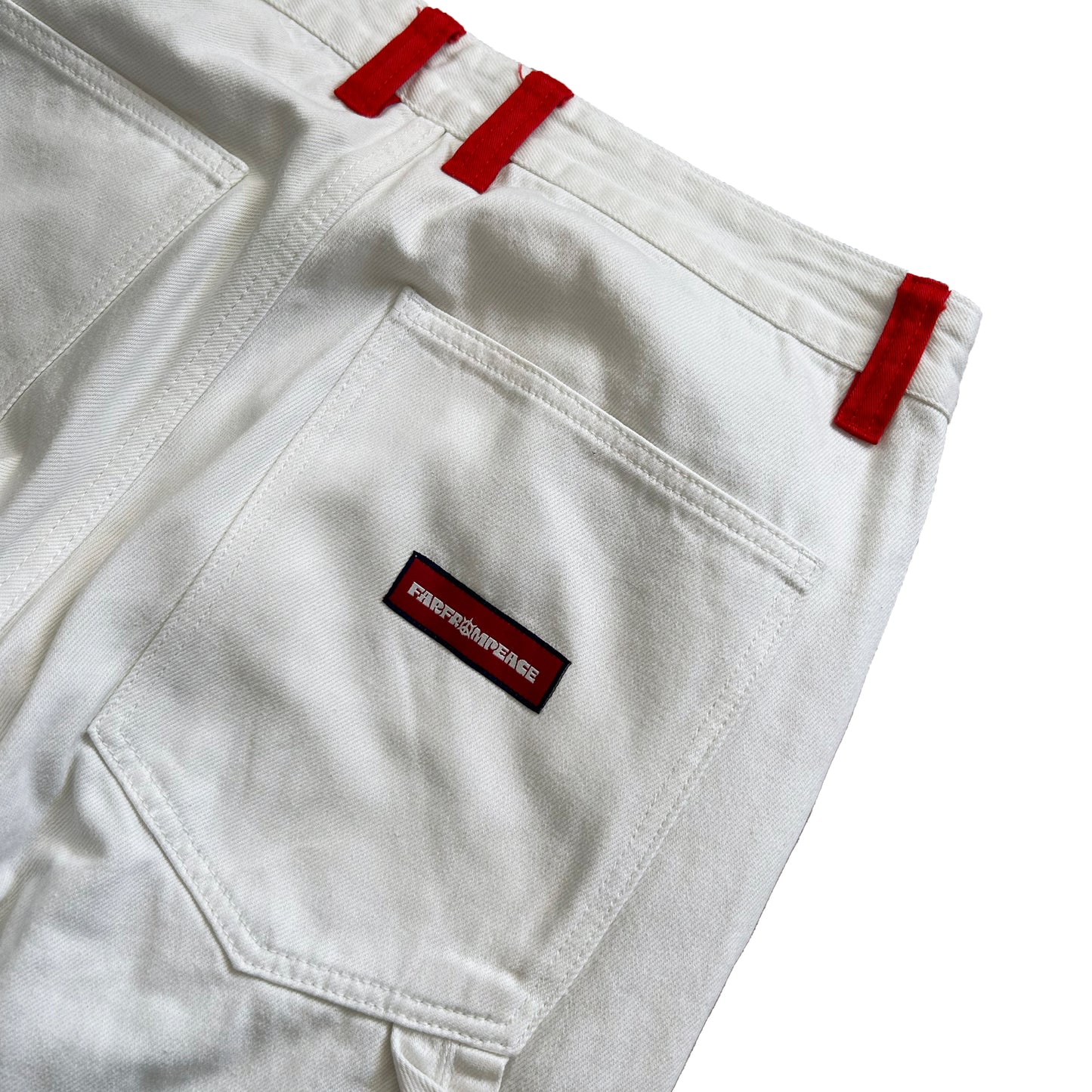 White Cargo Pants