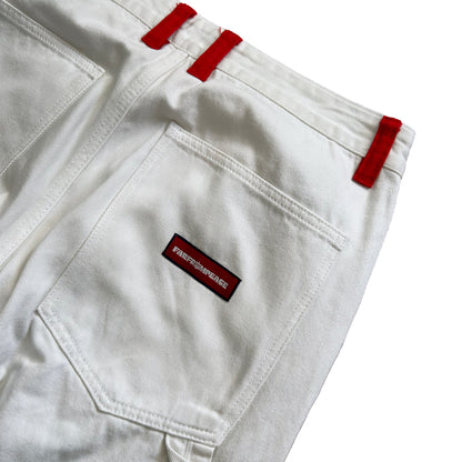 White Cargo Pants